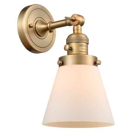 One Light Sconce With A High-Low-Off Switch.